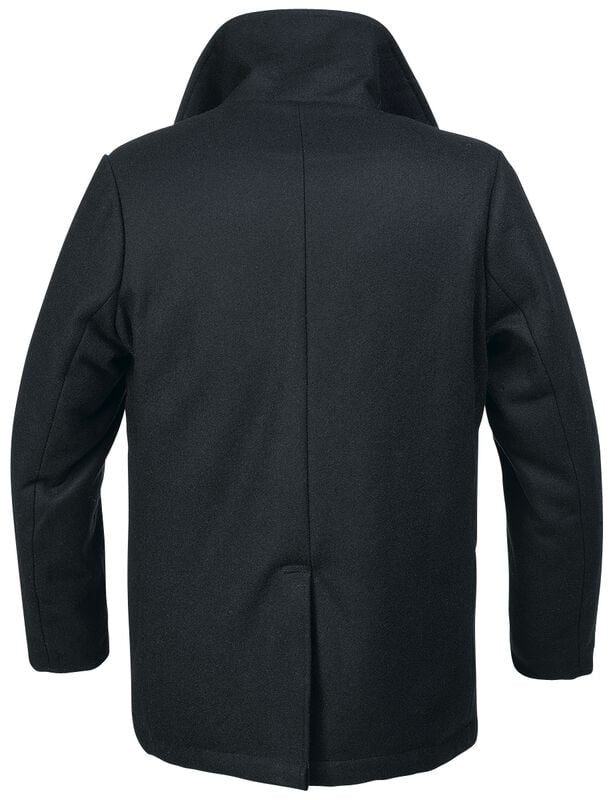 Rock Revival "Pea Coat" Uniform Jacket Black By Brandit