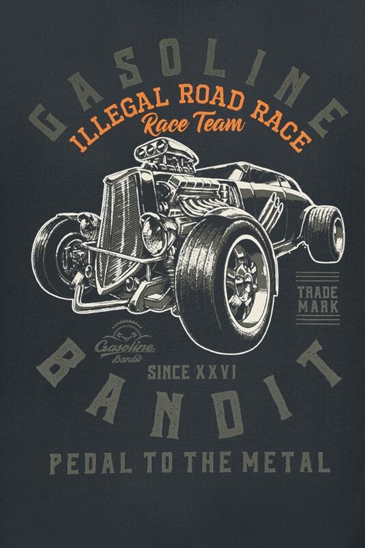 Rock Revival "Pedal To The Metal" T-Shirt Black By Gasoline Bandit