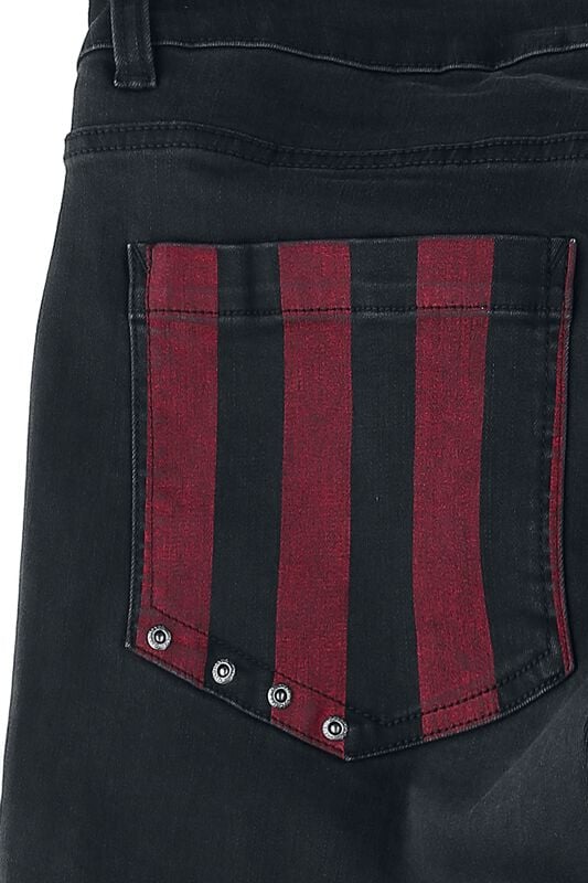 Rock Revival "Pete - Two-Tone Jeans" Jeans Black By Gothicana By EMP