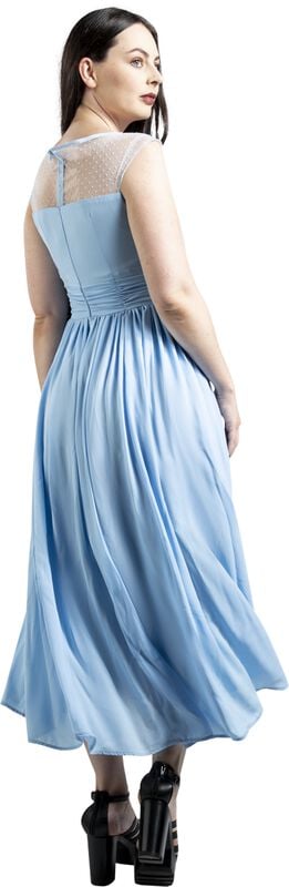 Rock Revival "Pippa Sky Blue Bridesmaid Dress" Maxi Dress Blue By H&R London
