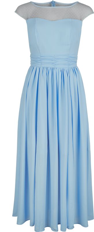 Rock Revival "Pippa Sky Blue Bridesmaid Dress" Maxi Dress Blue By H&R London
