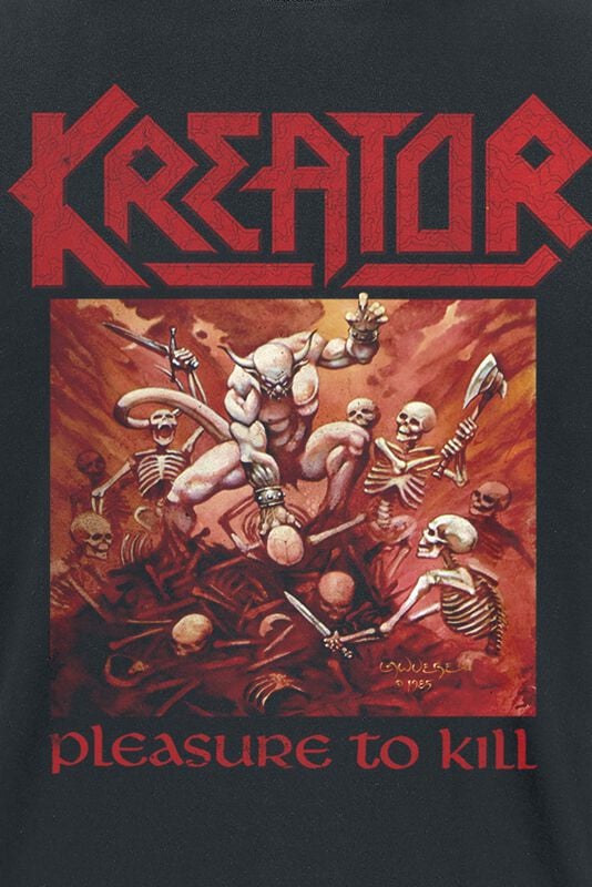 Rock Revival "Pleasure To Kill" T-Shirt Black By Kreator