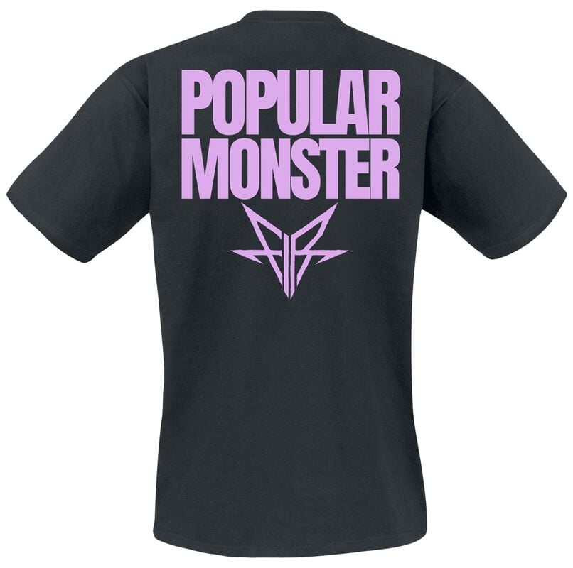 Rock Revival "Popular Monster Text" T-Shirt Black By Falling In Reverse