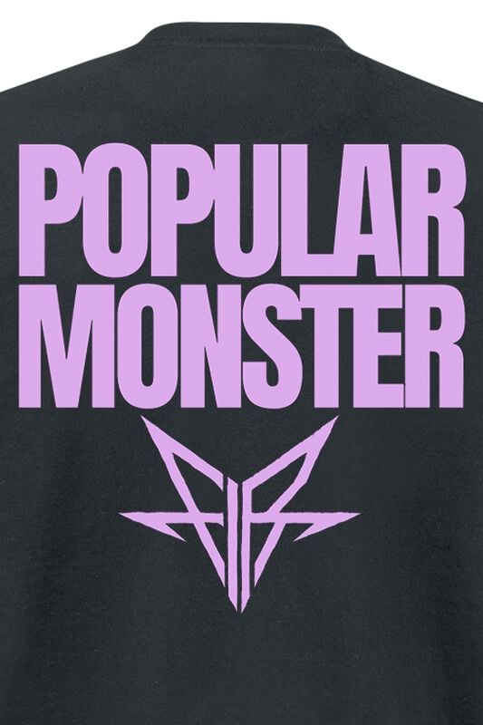 Rock Revival "Popular Monster Text" T-Shirt Black By Falling In Reverse