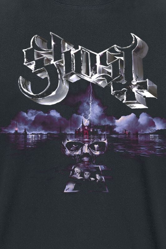Rock Revival "Portrait Wide Logo" T-Shirt Black By Ghost