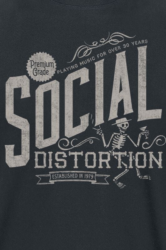 Rock Revival "Premium Grade" T-Shirt Black By Social Distortion