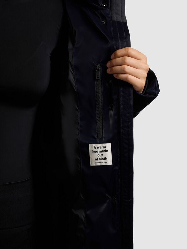 Rock Revival "PULSET SHINY" Winter Coat Dark Blue By Khujo