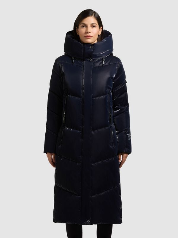 Rock Revival "PULSET SHINY" Winter Coat Dark Blue By Khujo