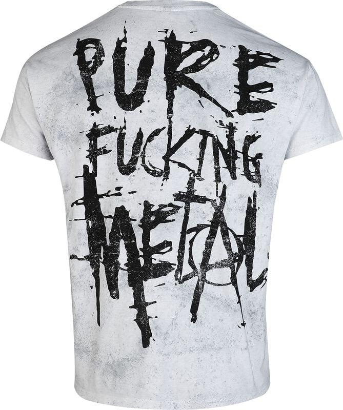 Rock Revival "Pure Fucking Metal" T-Shirt White-grey By Arch Enemy