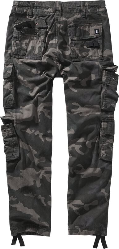 Rock Revival "Pure Vintage Trouser Slim" Cargo Trousers Dark Camo By Brandit