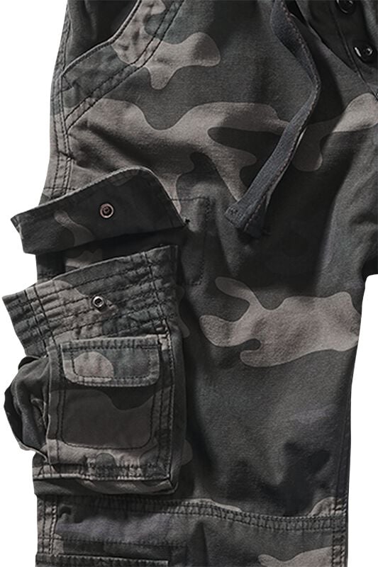 Rock Revival "Pure Vintage Trouser Slim" Cargo Trousers Dark Camo By Brandit