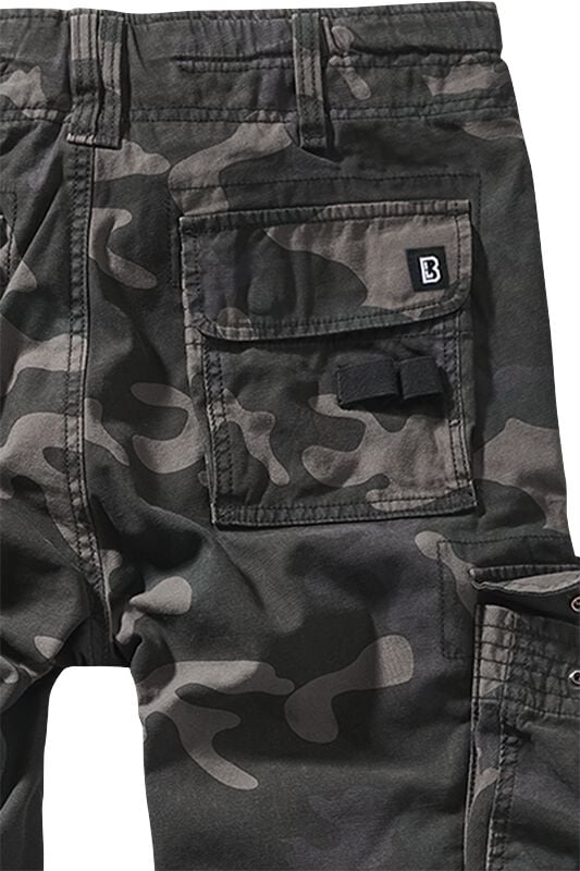 Rock Revival "Pure Vintage Trouser Slim" Cargo Trousers Dark Camo By Brandit