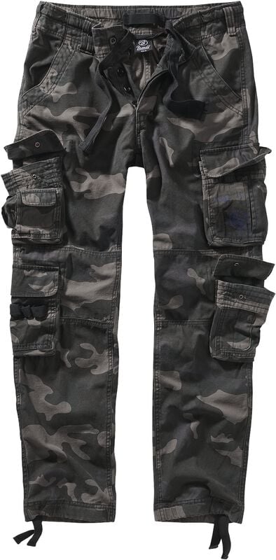 rock revival "Pure Vintage Trouser Slim" Cargo Trousers dark camo by Brandit