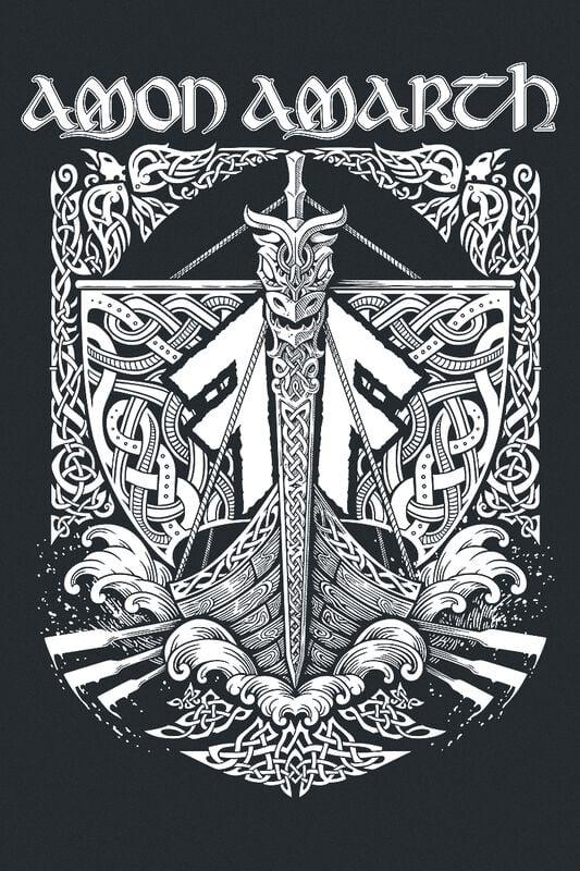 Rock Revival "Put Your Back Into The Oar" T-Shirt Black By Amon Amarth