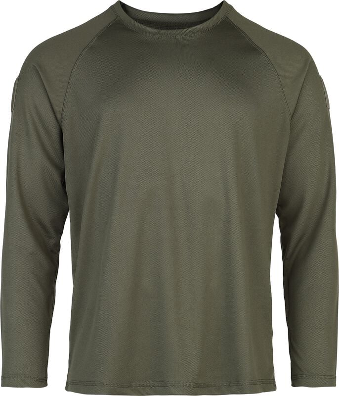 rock revival "Quick-Dry Long-Sleeved Top" Long-sleeve Shirt olive by Brandit