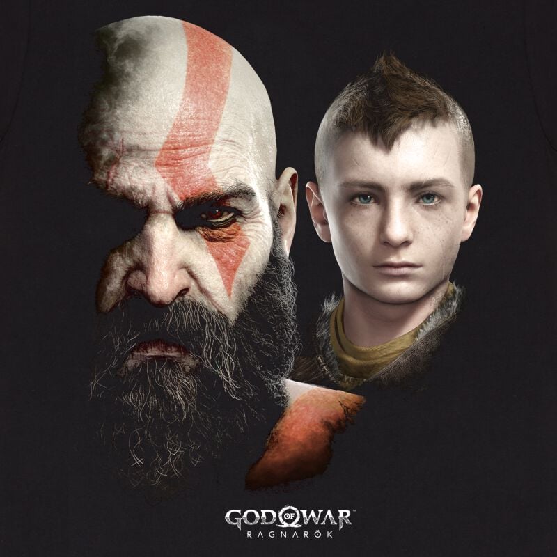 Rock Revival "Ragnarok - Close Up" T-Shirt Black By God Of War
