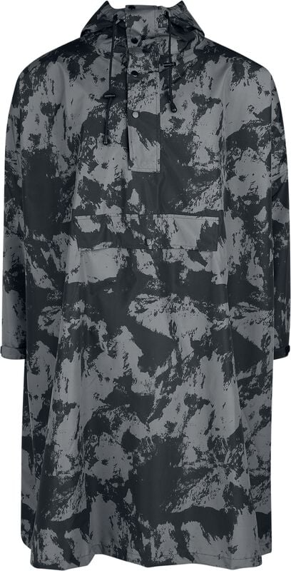 rock revival "Rainy Days - Rain Coat" Coat black by RED by EMP