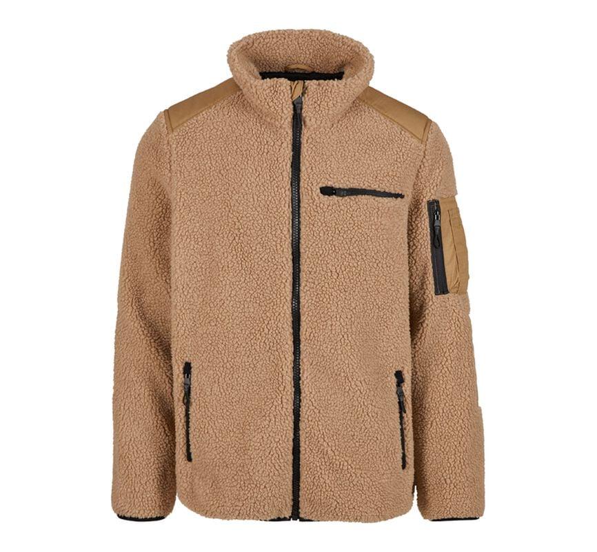 rock revival "Ramble Teddy Fleece Jacket" Mid-Season Jackets camel by Brandit