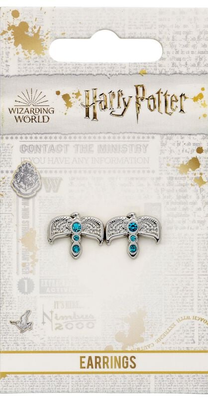 Rock Revival "Ravenclaw Diadem" Ear Studs Silver-coloured By Harry Potter