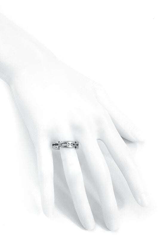 Rock Revival "Razorblades" Ring Silver-coloured By EtNox Hard And Heavy