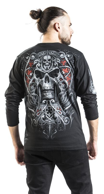 Rock Revival "Reaper's Door" Long-sleeve Shirt Black By Spiral