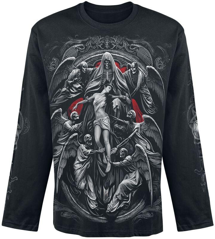 Rock Revival "Reaper's Door" Long-sleeve Shirt Black By Spiral