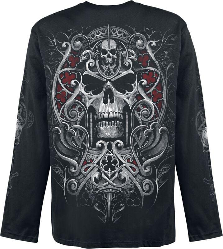 Rock Revival "Reaper's Door" Long-sleeve Shirt Black By Spiral