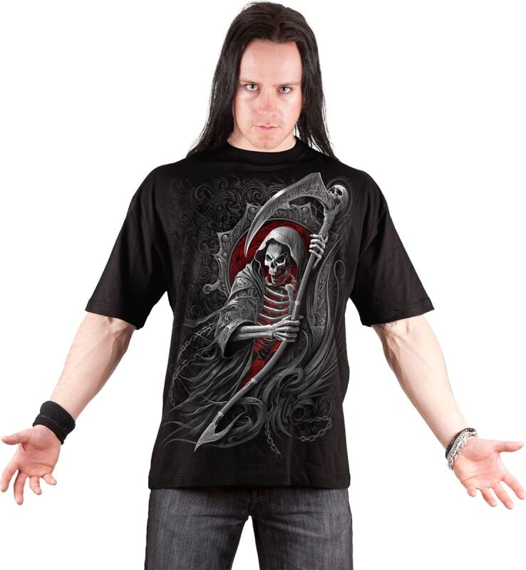 rock revival "Reaper's Portal" T-Shirt black by Spiral