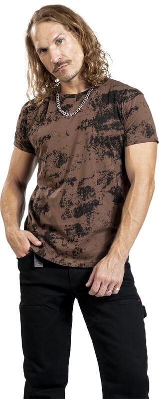 Rock Revival "Rebel Soul" T-Shirt Brown By Black Premium By EMP