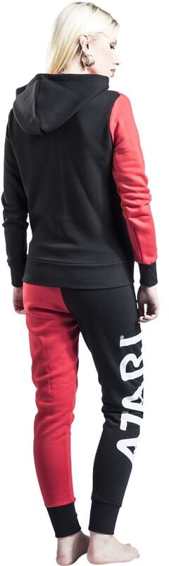 Rock Revival "Red Black - Colour Patchwork" Tracksuit Black-red By Atari