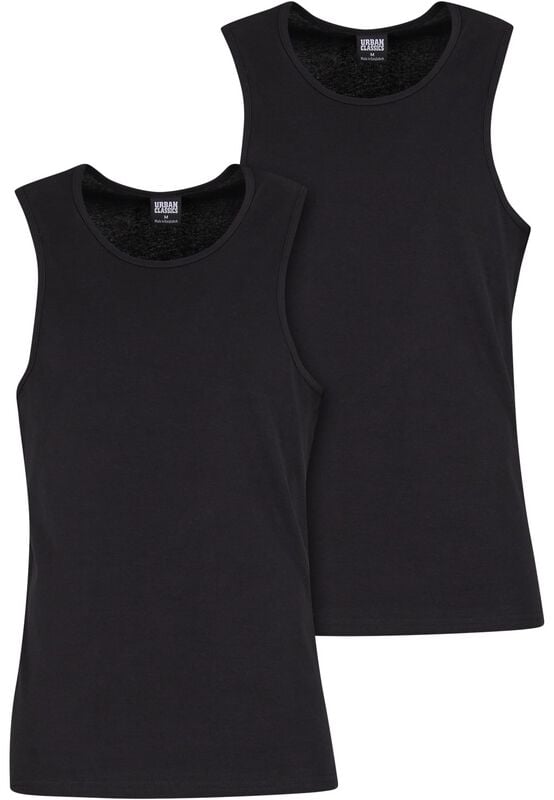 Rock Revival "Ribbed Vests (2-pack)" Tanktop Black By Urban Classics