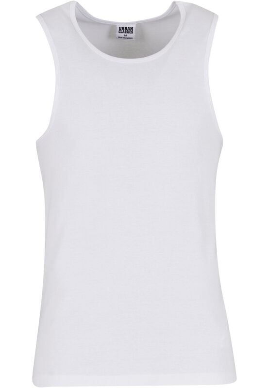 Rock Revival "Ribbed Vests (2-pack)" Tanktop White By Urban Classics