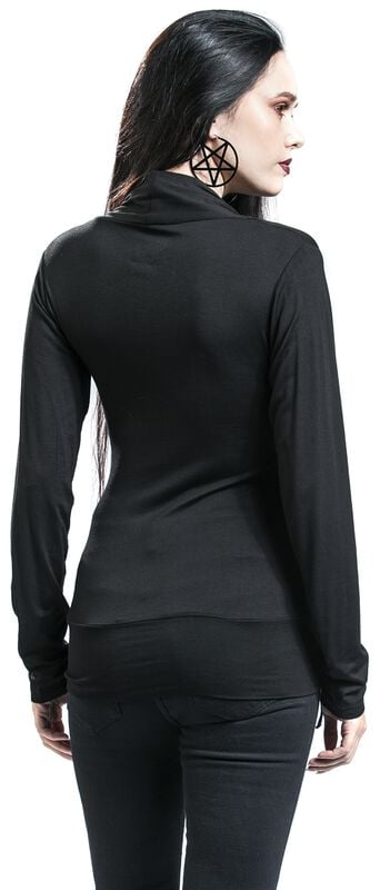 Rock Revival "Ribbon Longsleeve" Long-sleeve Shirt Black-grey By Black Premium By EMP