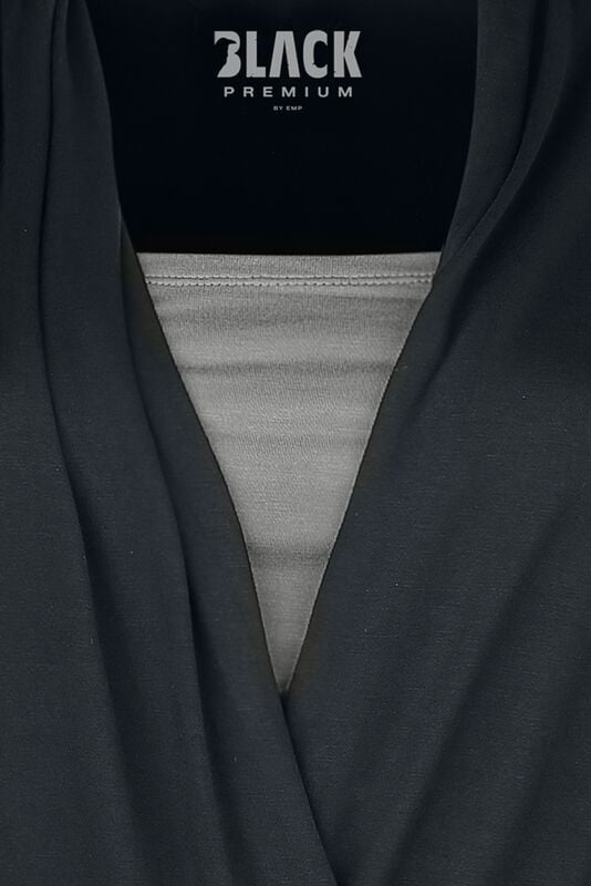 Rock Revival "Ribbon Longsleeve" Long-sleeve Shirt Black-grey By Black Premium By EMP