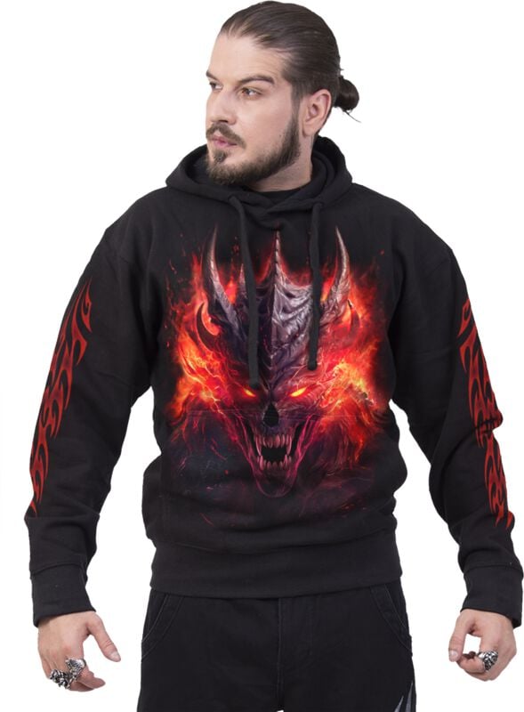 rock revival "Riff Burner - Hoodie" Hoodie black by Spiral