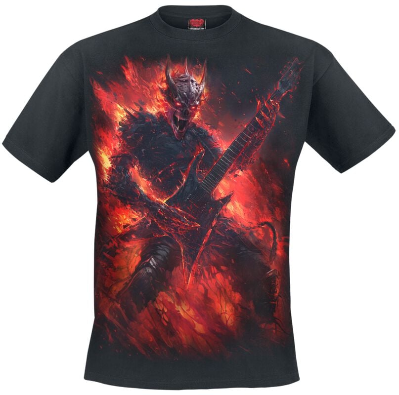 Rock Revival "Riff Burner - T-Shirt" T-Shirt Black By Spiral