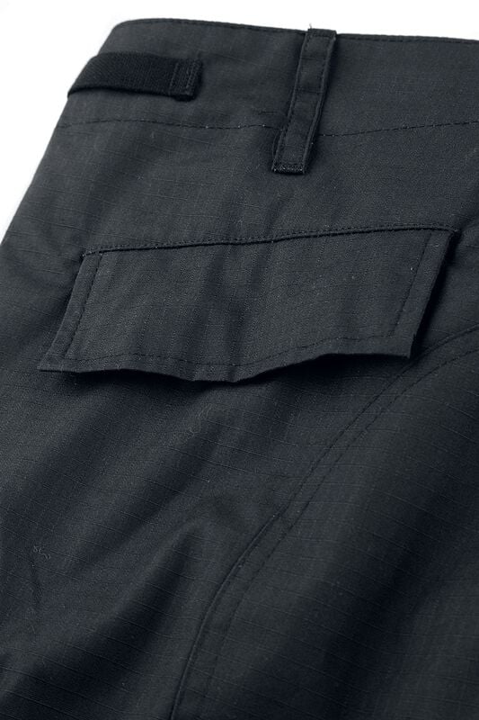 Rock Revival "Ripstop Slim Fit Combi Trousers" Cargo Trousers Black By Brandit
