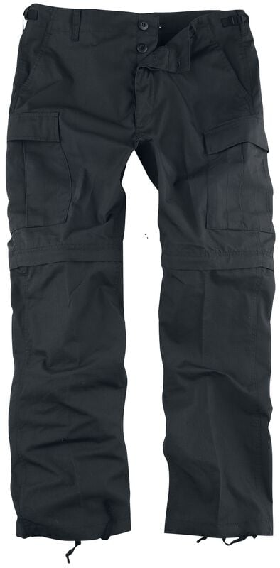 rock revival "Ripstop Slim Fit Combi Trousers" Cargo Trousers black by Brandit