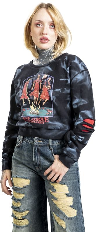 Rock Revival "Rise Above The Bullshit" Sweatshirt Blue-black By Steven Rhodes