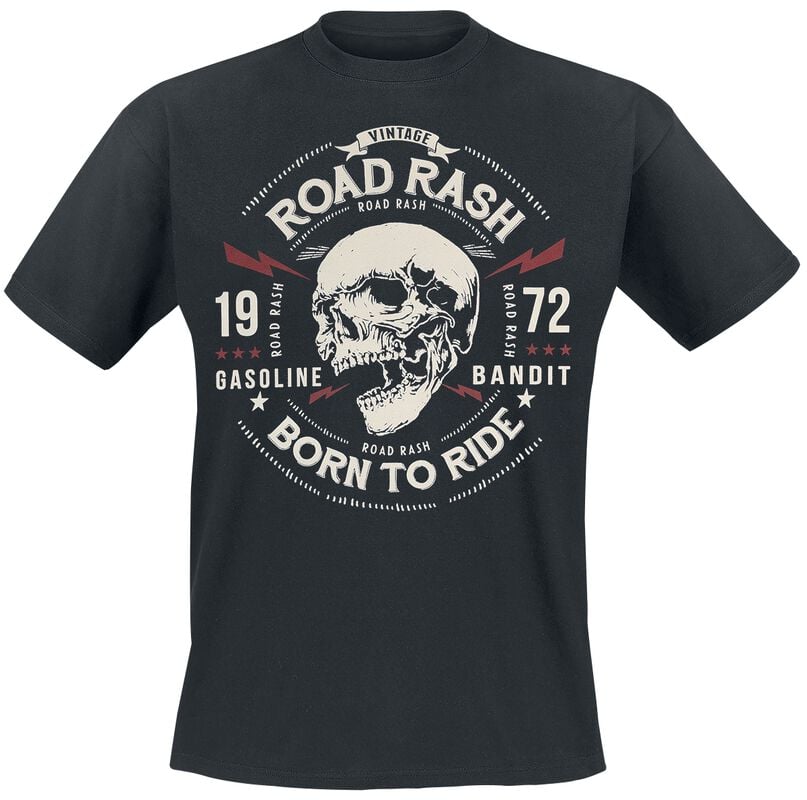 Rock Revival "Road Rash II" T-Shirt Black By Gasoline Bandit