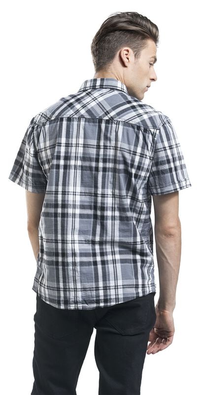 Rock Revival "Roadstar" Short-sleeved Shirt Black-anthracite By Brandit