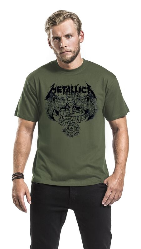 Rock Revival "Roam Blast Olive" T-Shirt Olive By Metallica