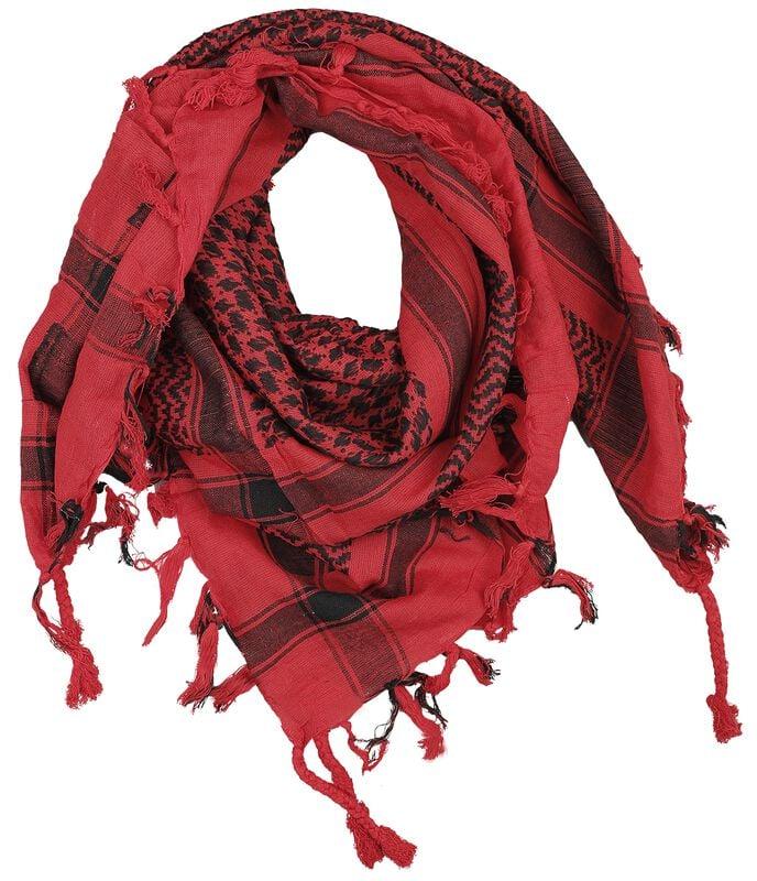 rock revival "Rock Daddy - Red Scarf" Scarf red-black by Rock Daddy