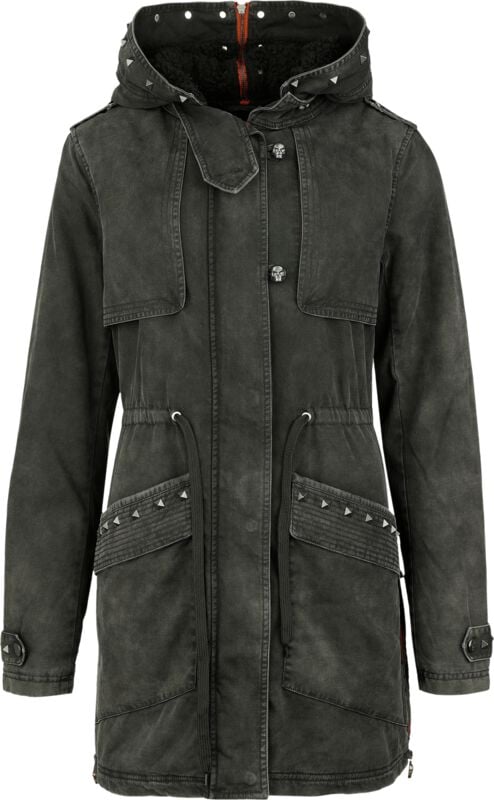 Rock Revival "Rock Me Hard" Mid-Season Jackets Grey By Rock Rebel By EMP