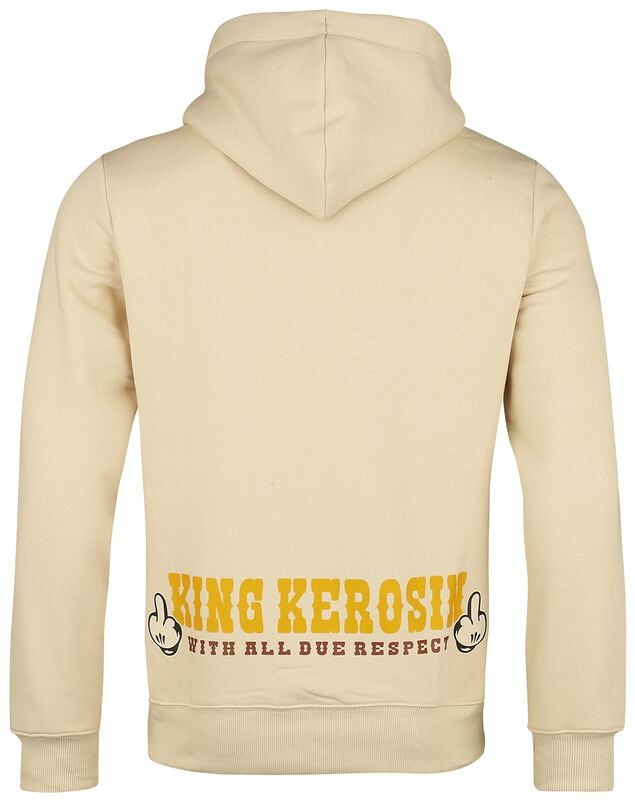 Rock Revival "Rock 'N' Roll Hoodie" Hoodie Beige By King Kerosin