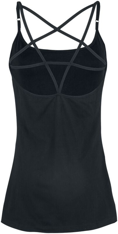 Rock Revival "Alana" Top Black By Gothicana By EMP