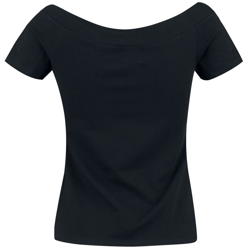 Rock Revival "Alex Top" T-Shirt Black By Hell Bunny