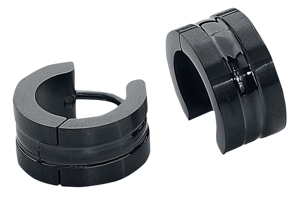 Rock Revival "Basic" Earrings Black By EtNox