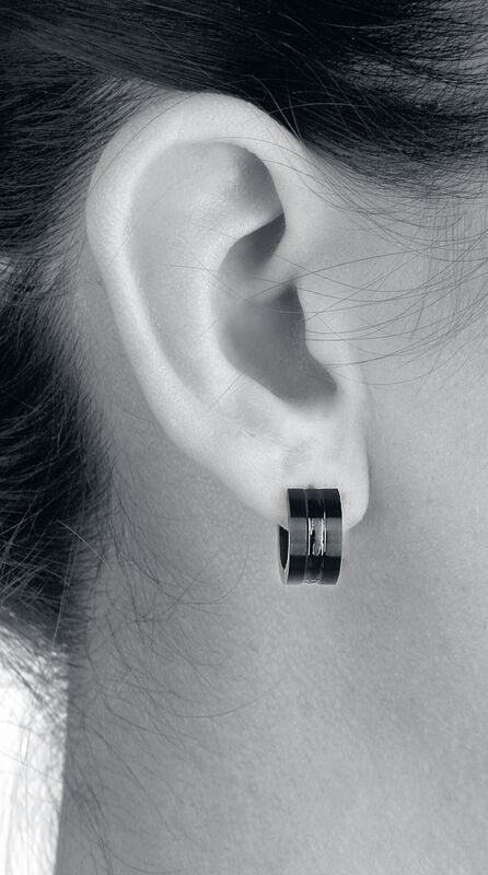 Rock Revival "Basic" Earrings Black By EtNox