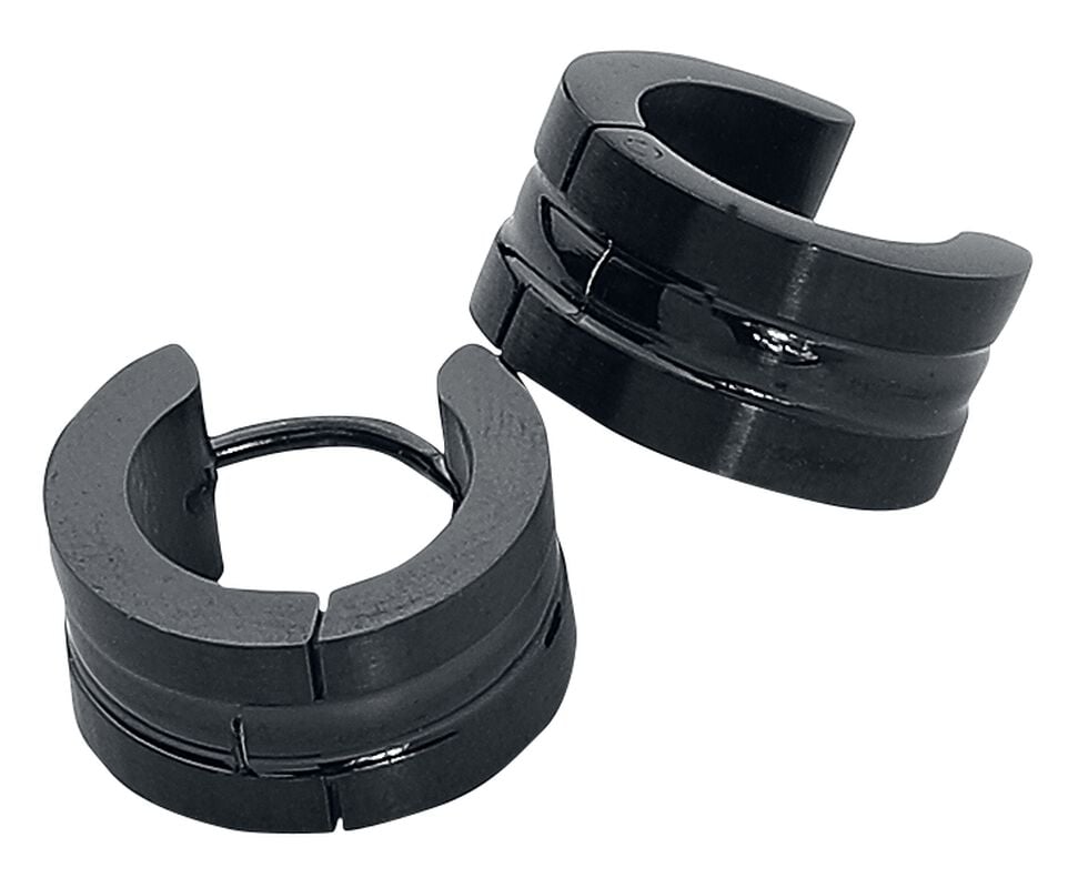 rock revival "Basic" Earrings black by etNox